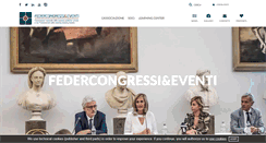 Desktop Screenshot of federcongressi.it